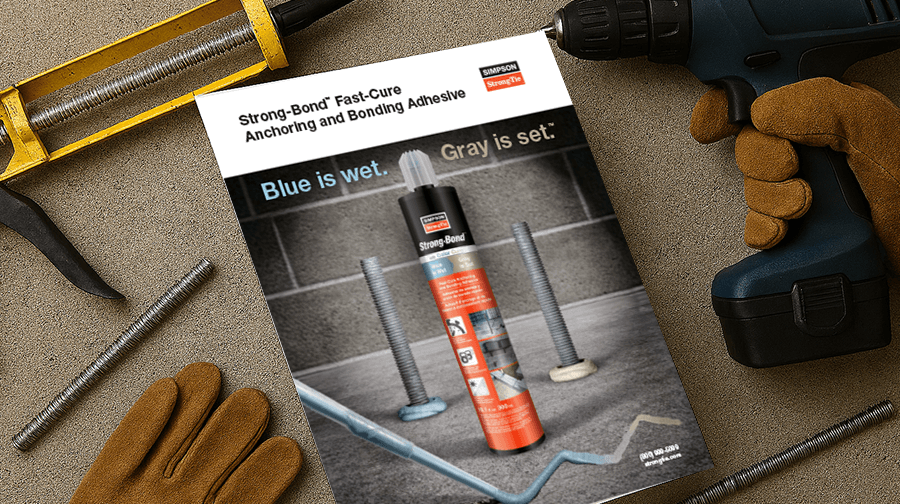 Strong-Bond Fast-Cure Anchoring and Bonding Adhesive flier
