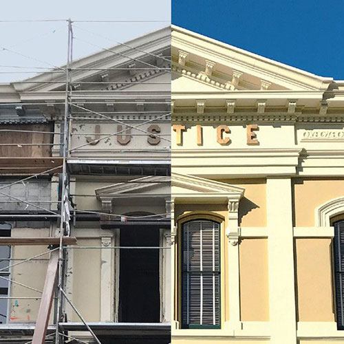 restoration of justice building